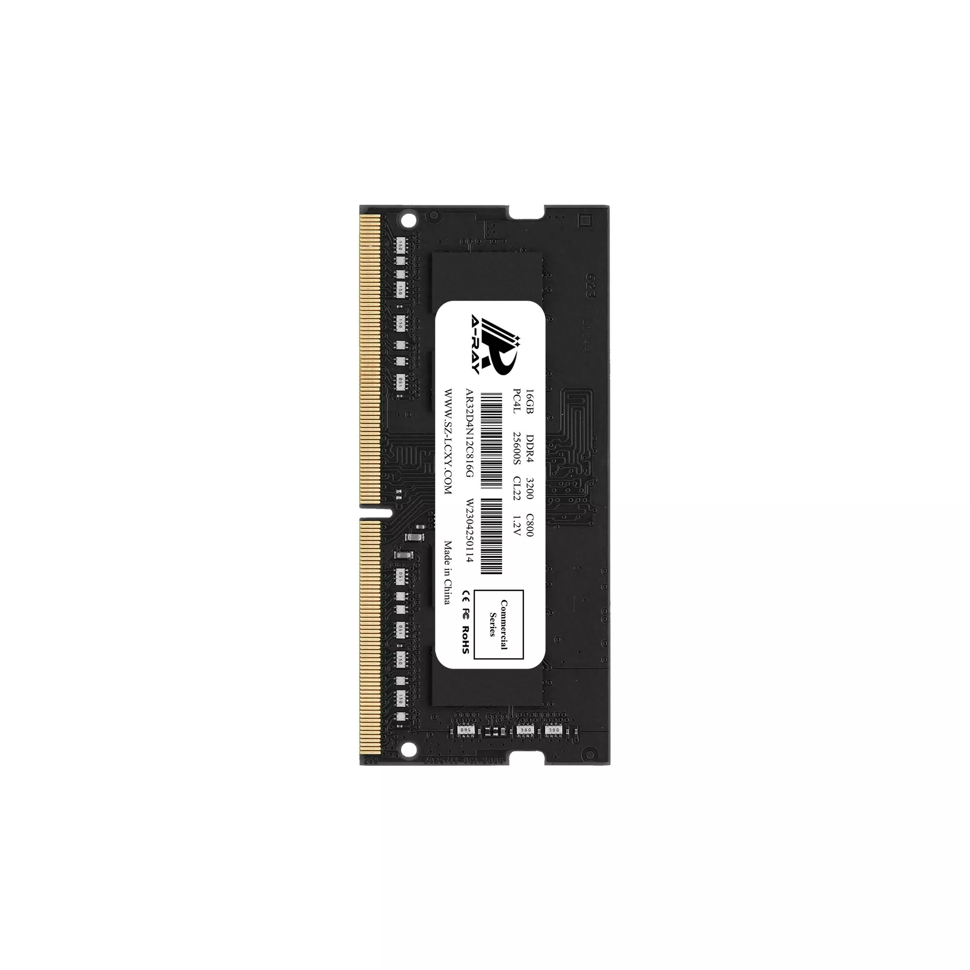 Bộ nhớ trong Ram A-Ray 16GB DDR4 Bus 3200 Mhz Laptop C800 25600 MB/s P/N: AR32D4N12C816G