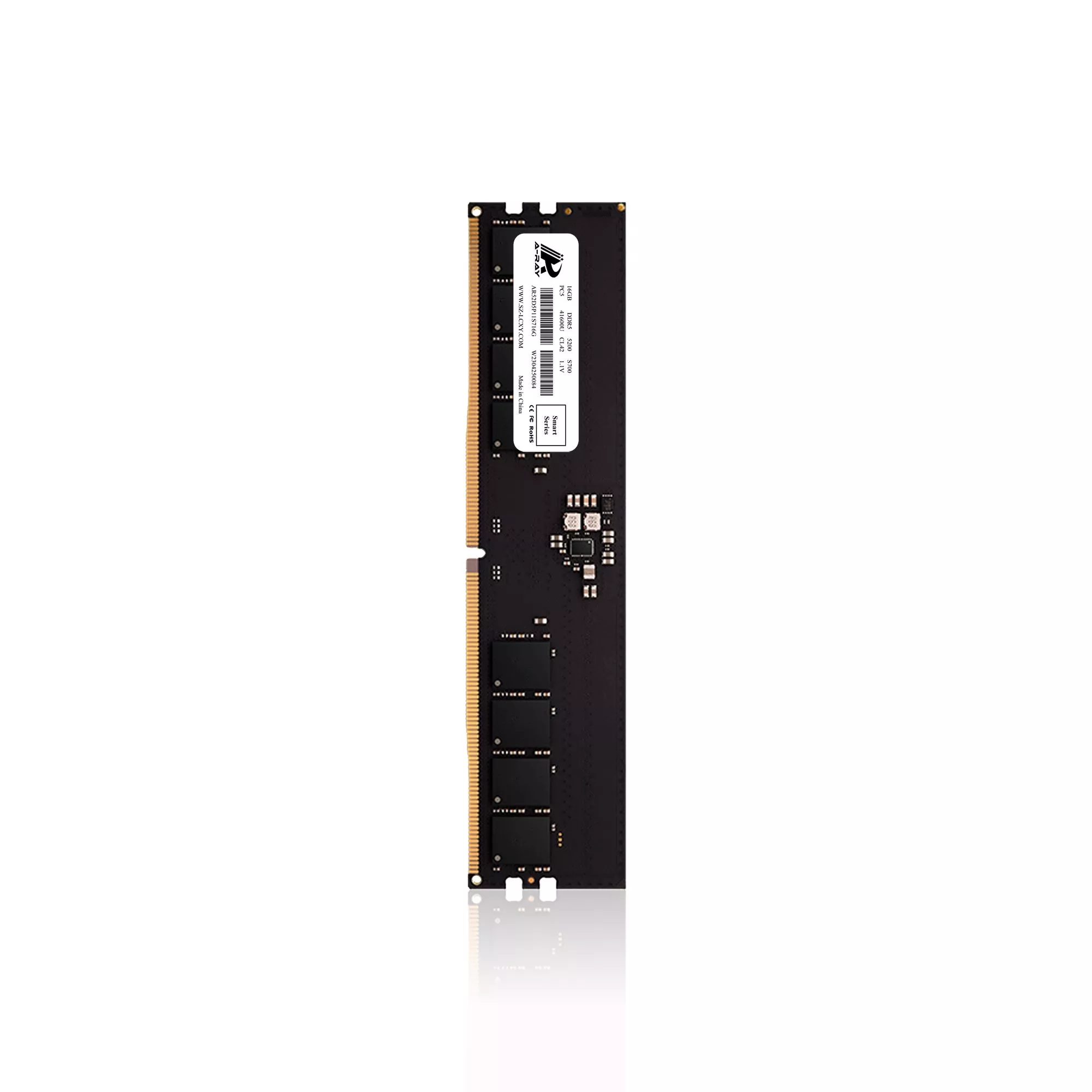 Bộ nhớ trong Ram A-Ray 16GB DDR5 Bus 5200 Mhz Desktop S700 41600 MB/s P/N: AR52D5P11S716G