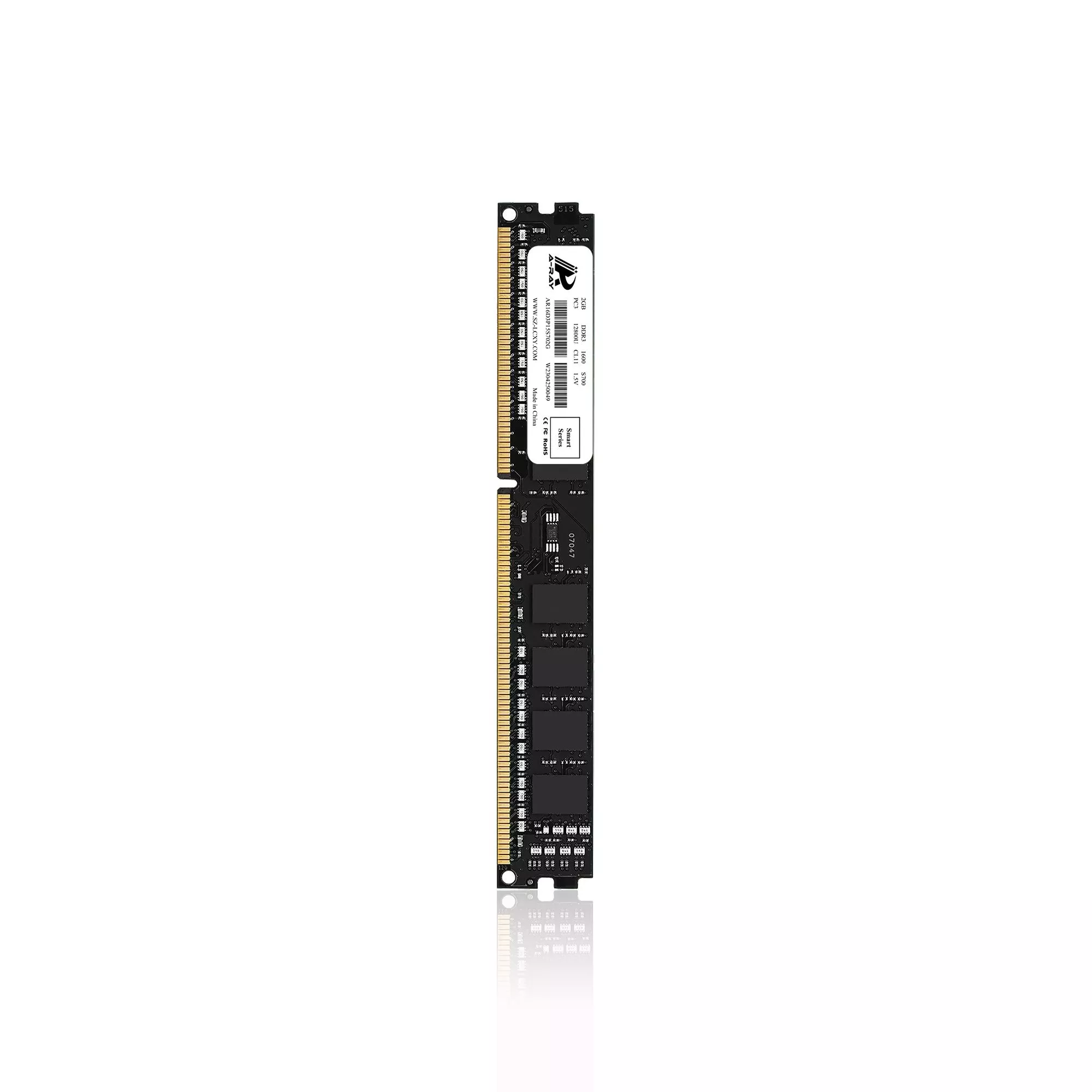 Ram A-Ray 2GB DDR3 Bus 1600 Mhz Desktop S700 12,800 MB/s P/N: AR16D3P15S702G