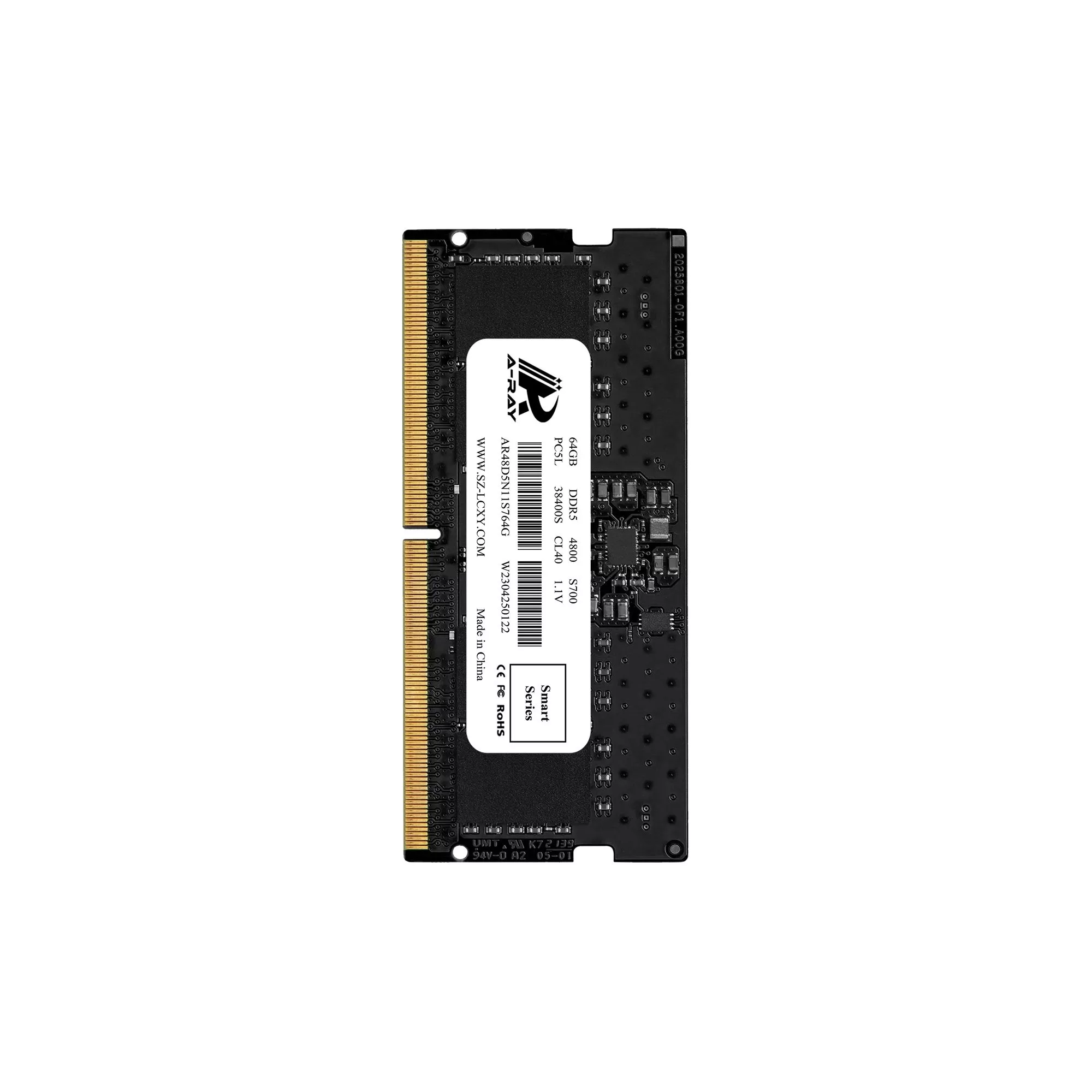 Bộ nhớ trong Ram A-Ray 64GB DDR5 Bus 4800 Mhz Laptop S700 38400 MB/s P/N: AR48D5N11S764G