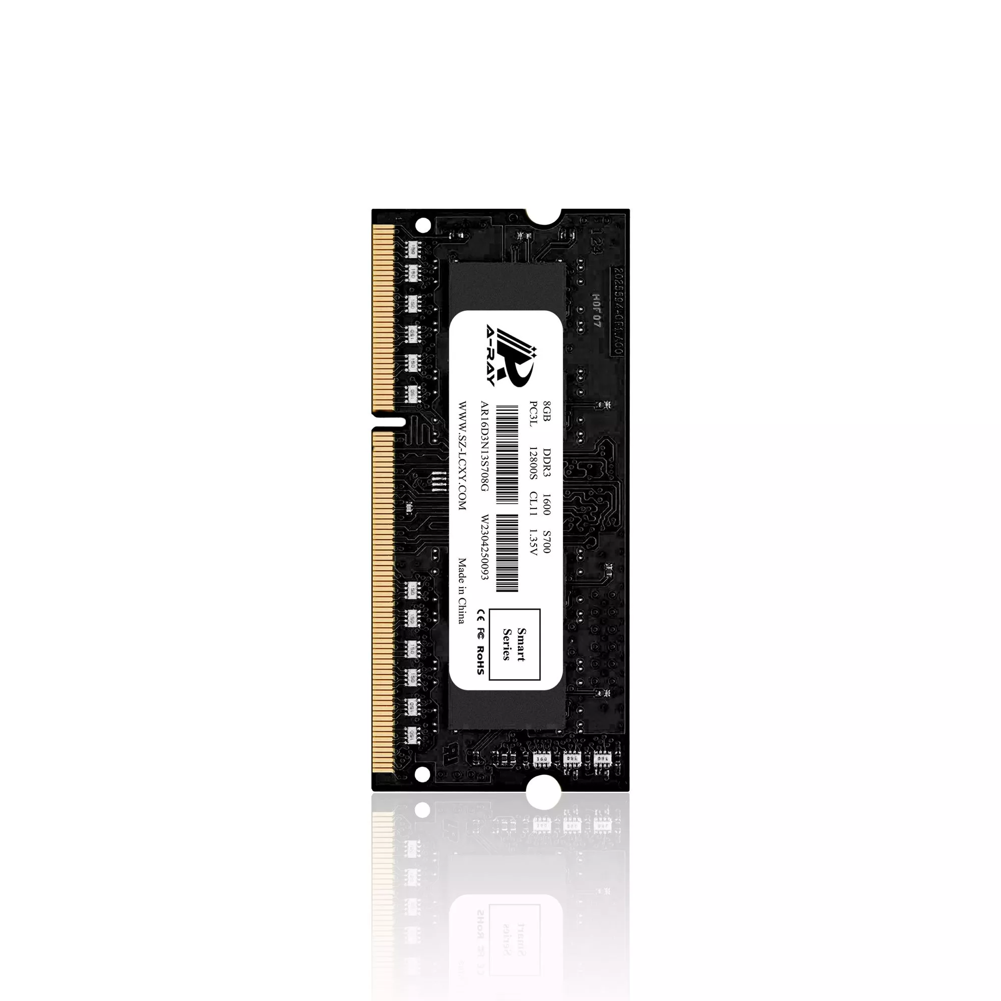 Ram A-Ray 8GB DDR3 Bus 1600 Mhz Laptop S700 12,800 MB/s P/N: AR16D3N13S708G