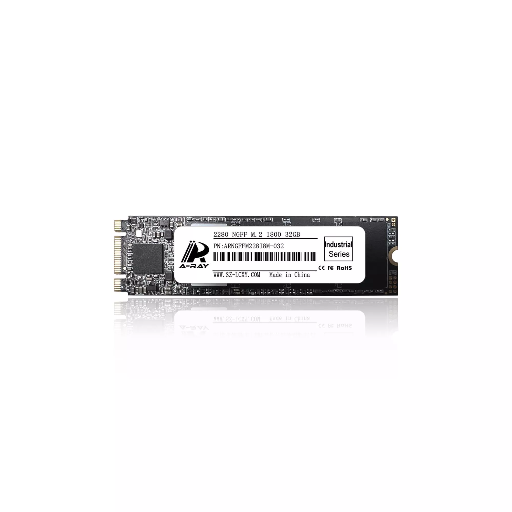 Ổ cứng SSD 32GB A-RAY 2280 NGFF M.2 6GBps I800 Industrial Series