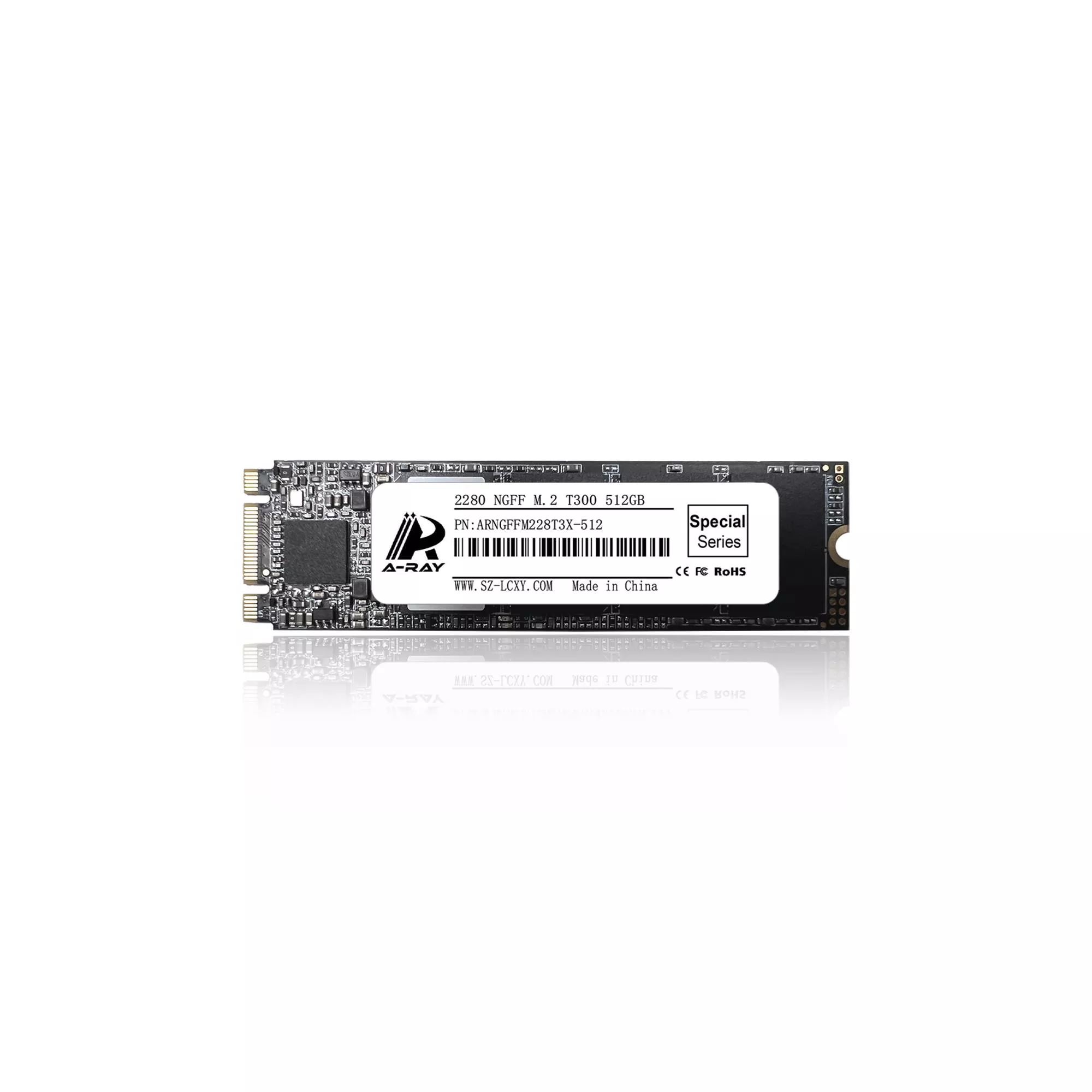 Ổ cứng SSD 512GB A-RAY 2280 NGFF M.2 6GBps T300 Special Series