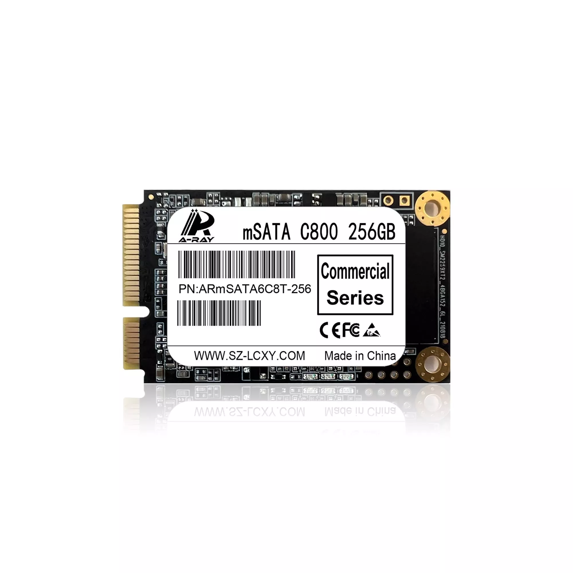 Ổ cứng SSD 256GB A-RAY mSata 6GBps C800 Commercial Series