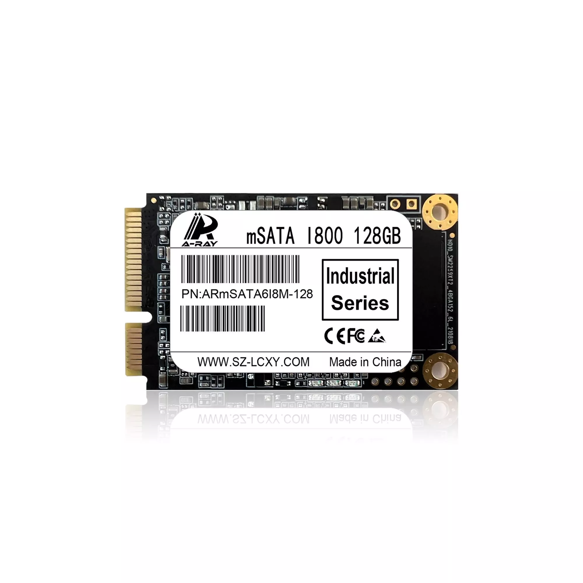 Ổ cứng SSD 128GB A-RAY mSata 6GBps I800 Industrial Series