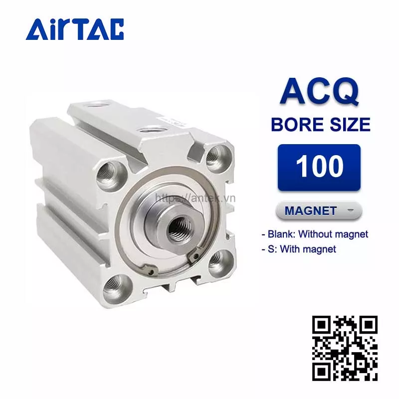 ACQ100x20S Xi lanh Airtac Compact cylinder