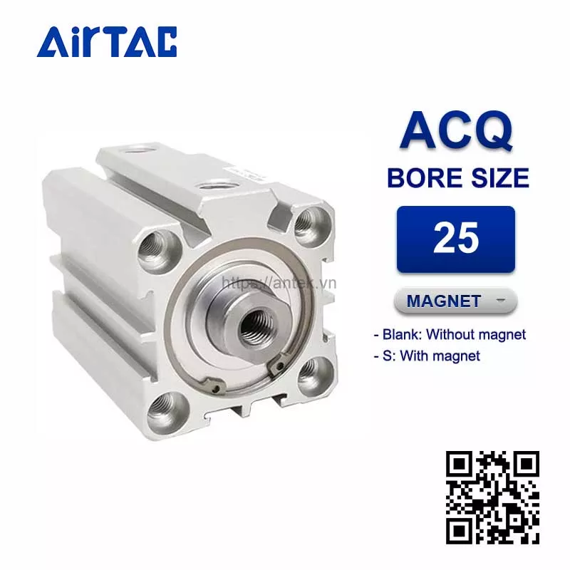ACQ25x10 Xi lanh Airtac Compact cylinder