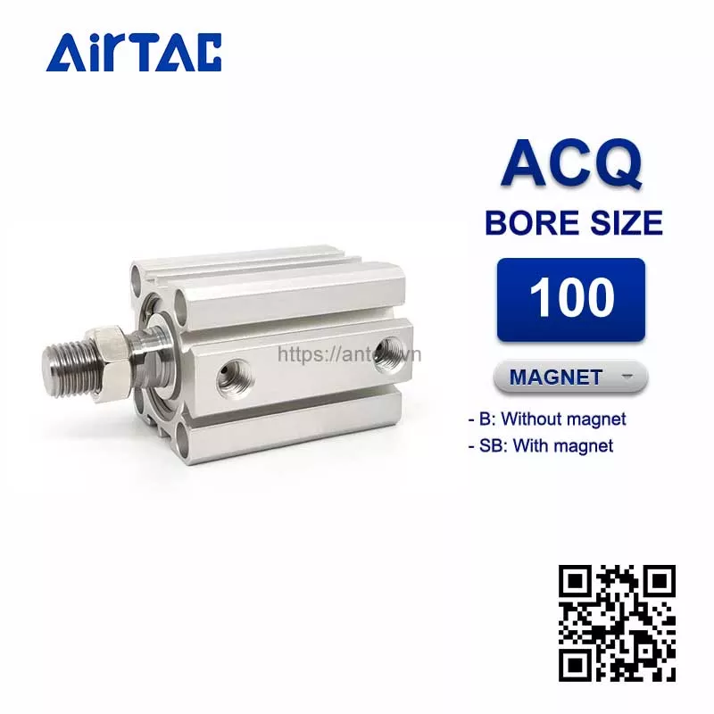 ACQ100x10SB Xi lanh Airtac Compact cylinder