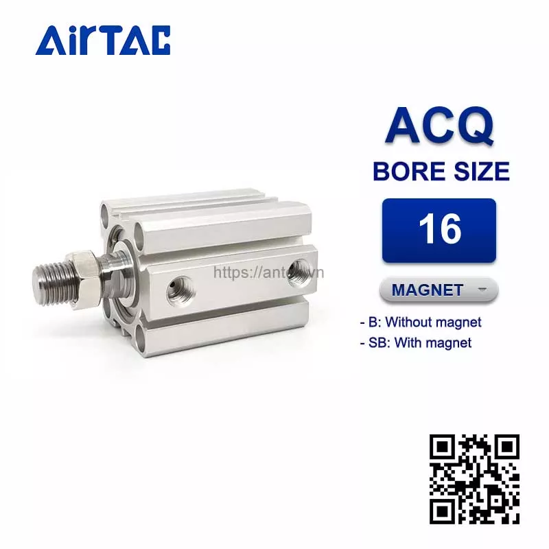 ACQ16x10B Xi lanh Airtac Compact cylinder