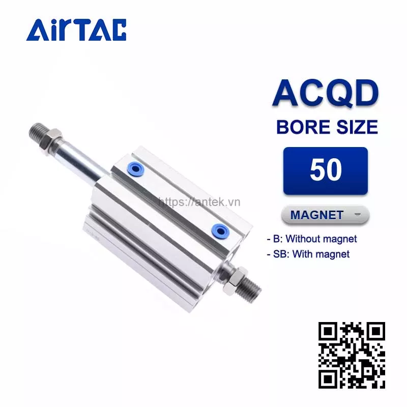 ACQD50x15B Xi lanh Airtac Compact cylinder