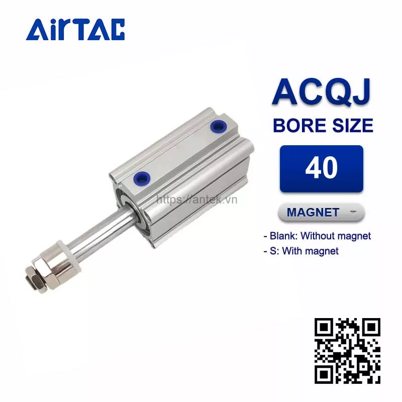 ACQJ40x15-15S Xi lanh Airtac Compact cylinder