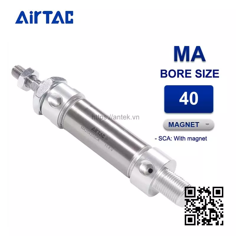 MA40x225SCA Airtac Xi lanh mini