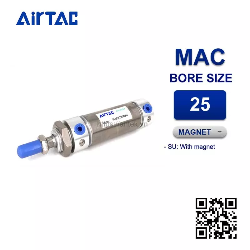 MAC25x50SU Airtac Xi lanh mini