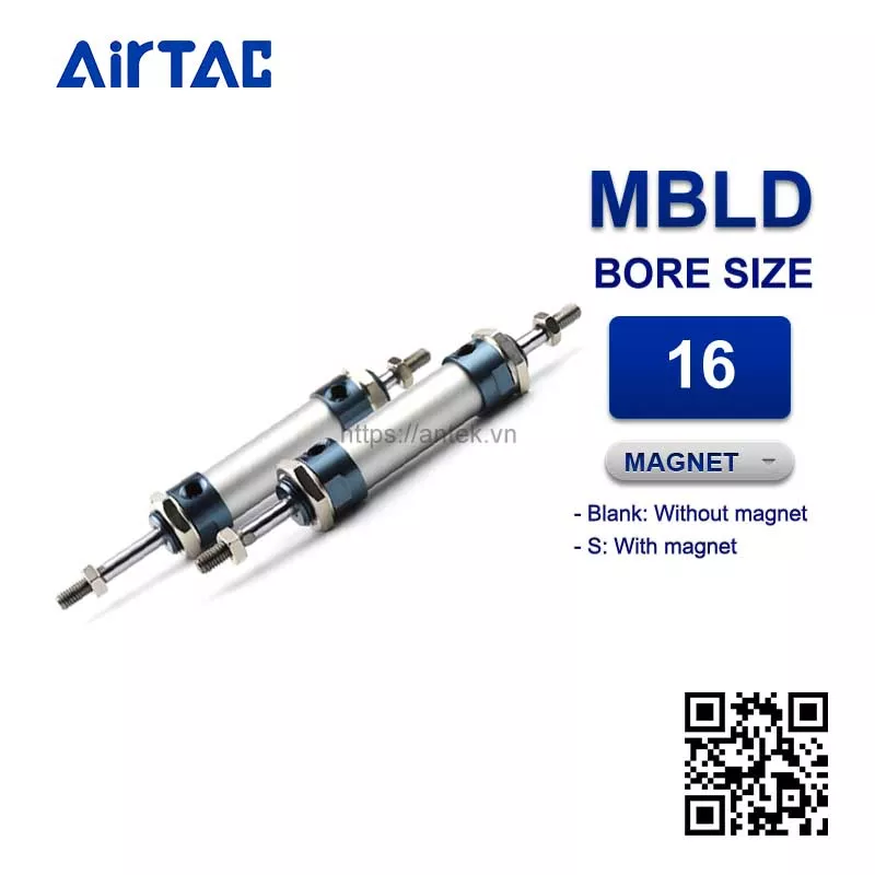 MBLD16x25S Airtac Xi lanh mini