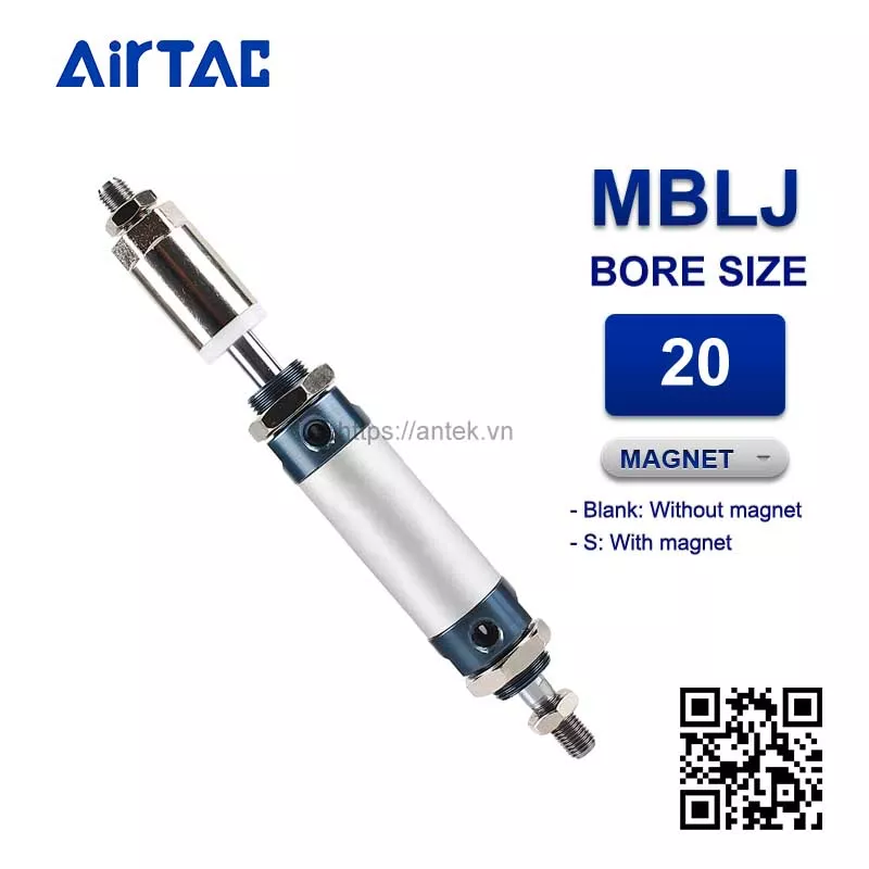 MBLJ20x300-75S Airtac Xi lanh mini