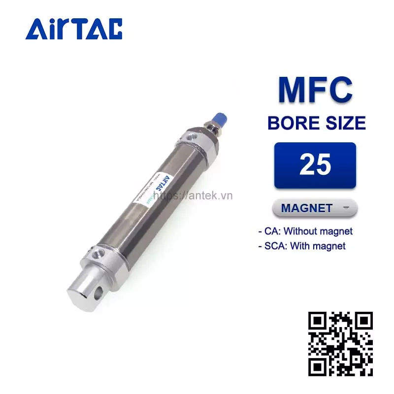 MFC25x125CA Xi lanh mini Airtac