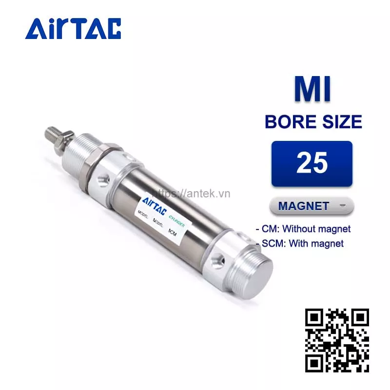 MIC25x300SCM Xi lanh mini Airtac