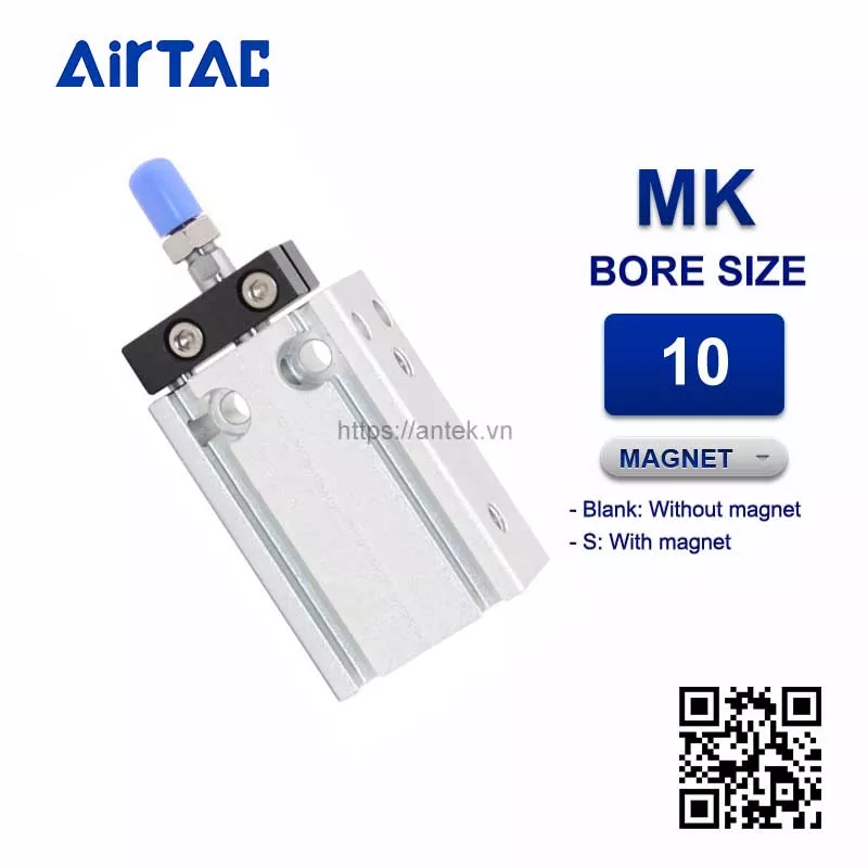 MK10x25 Xi lanh nhiều cách gắn Airtac Multi Free Mount Cylinders