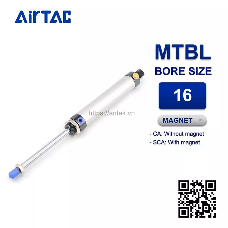 MTBL16x100CA Airtac Xi lanh mini