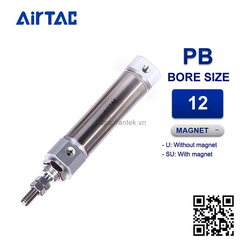 PB12x100U Xi lanh Airtac Pen size Cylinder