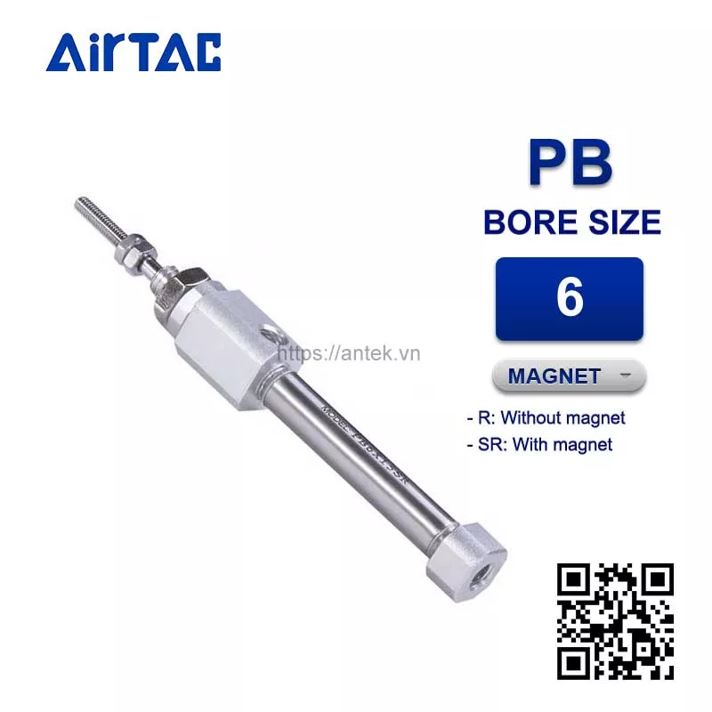 PB6x10R Xi lanh Airtac Pen size Cylinder