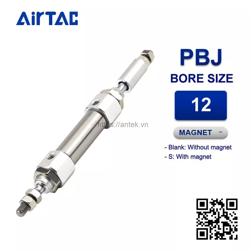 PBJ12x10-10S Xi lanh Airtac Pen size Cylinder