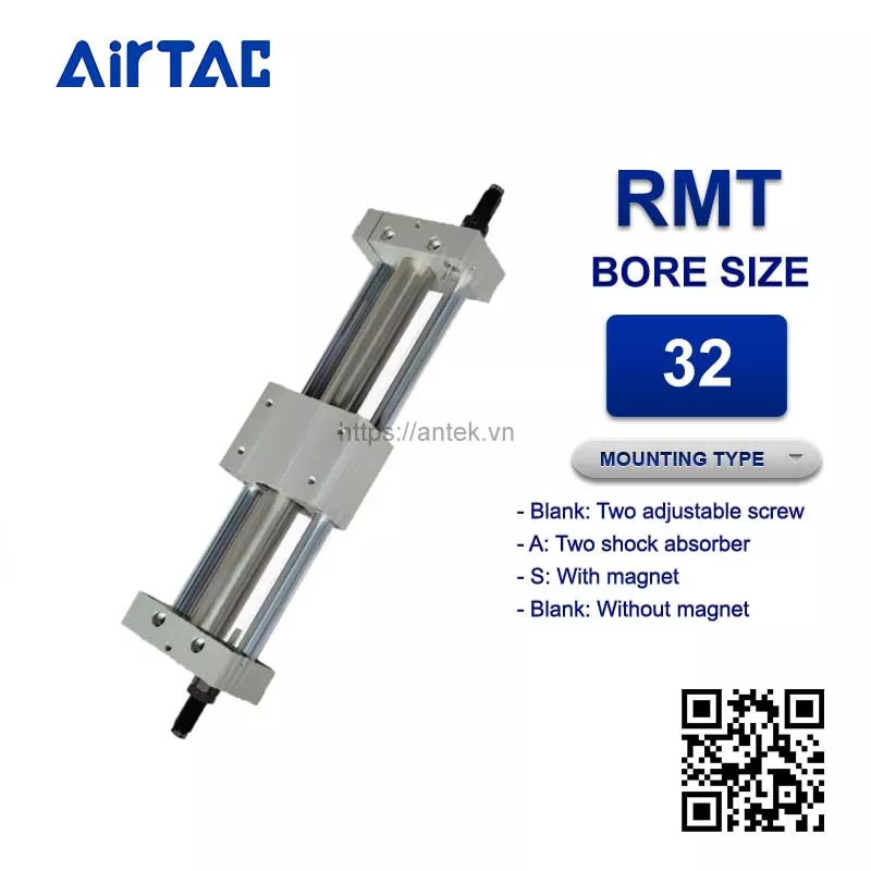 RMT32x1500A Xi lanh Airtac Rodless magnetic cylinders