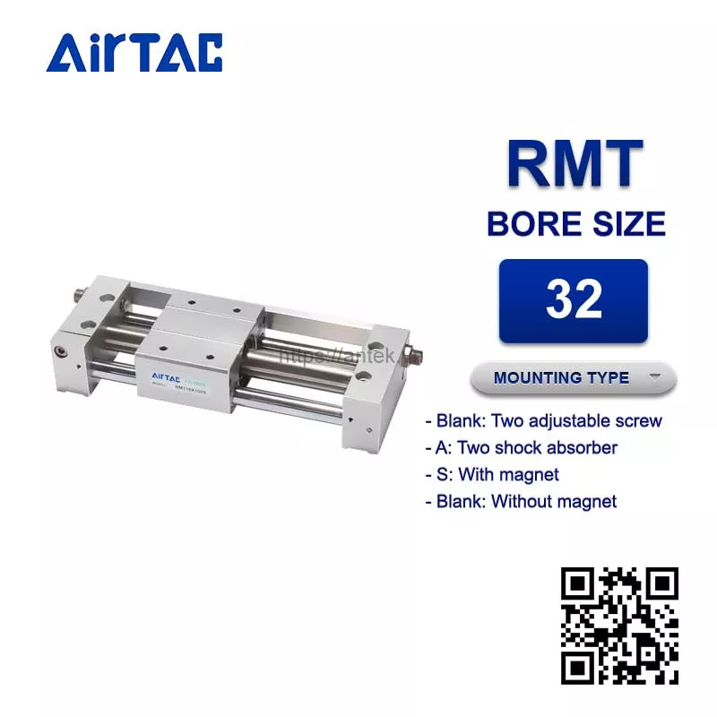 RMT32x500S Xi lanh Airtac Rodless magnetic cylinders