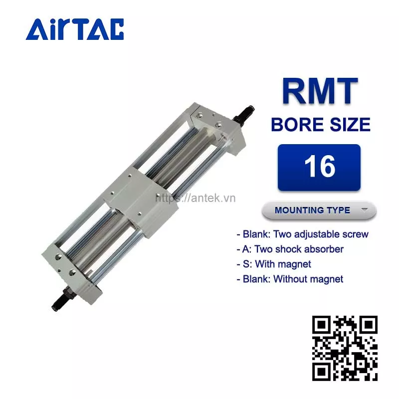 RMT16x600SA Xi lanh Airtac Rodless magnetic cylinders