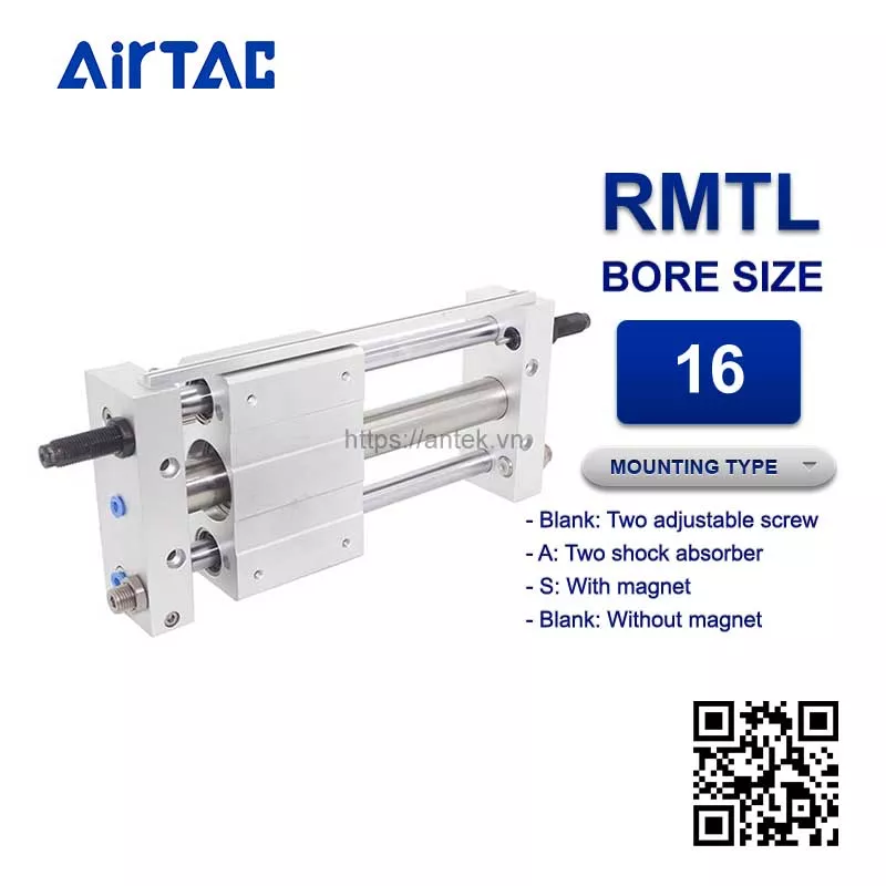 RMTL16x250SA Xi lanh Airtac Rodless magnetic cylinders