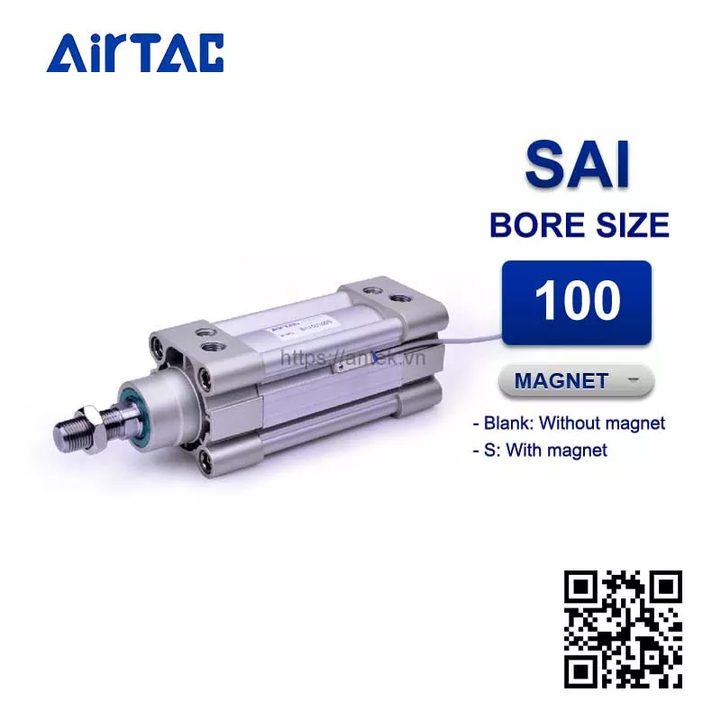 SAI100x400S Xi lanh tiêu chuẩn Airtac