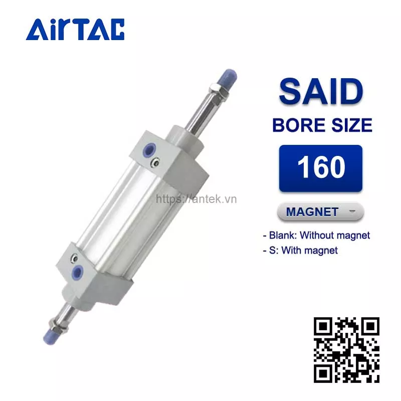 SAID160x125S Xi lanh tiêu chuẩn Airtac