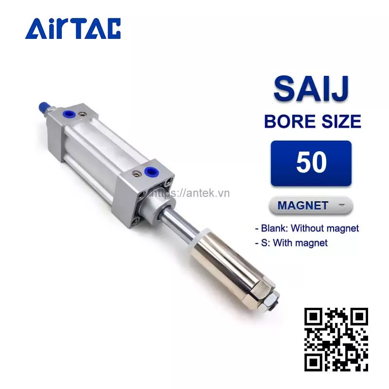SAIJ50x50-10S Xi lanh tiêu chuẩn Airtac