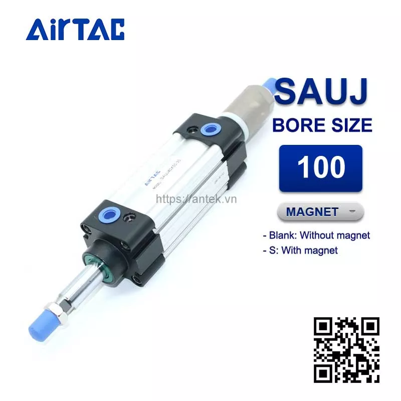 SAUJ100x200-75S Xi lanh tiêu chuẩn Airtac
