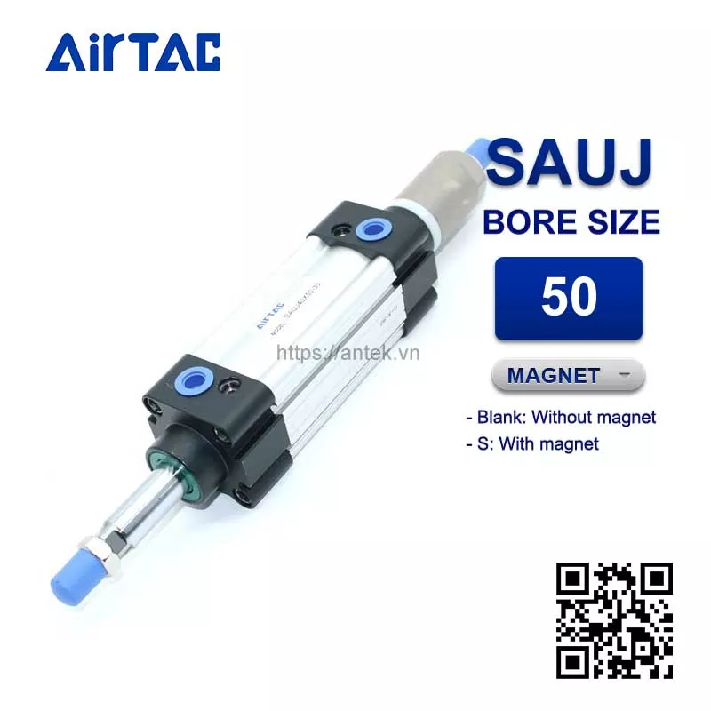 SAUJ50x160-10 Xi lanh tiêu chuẩn Airtac