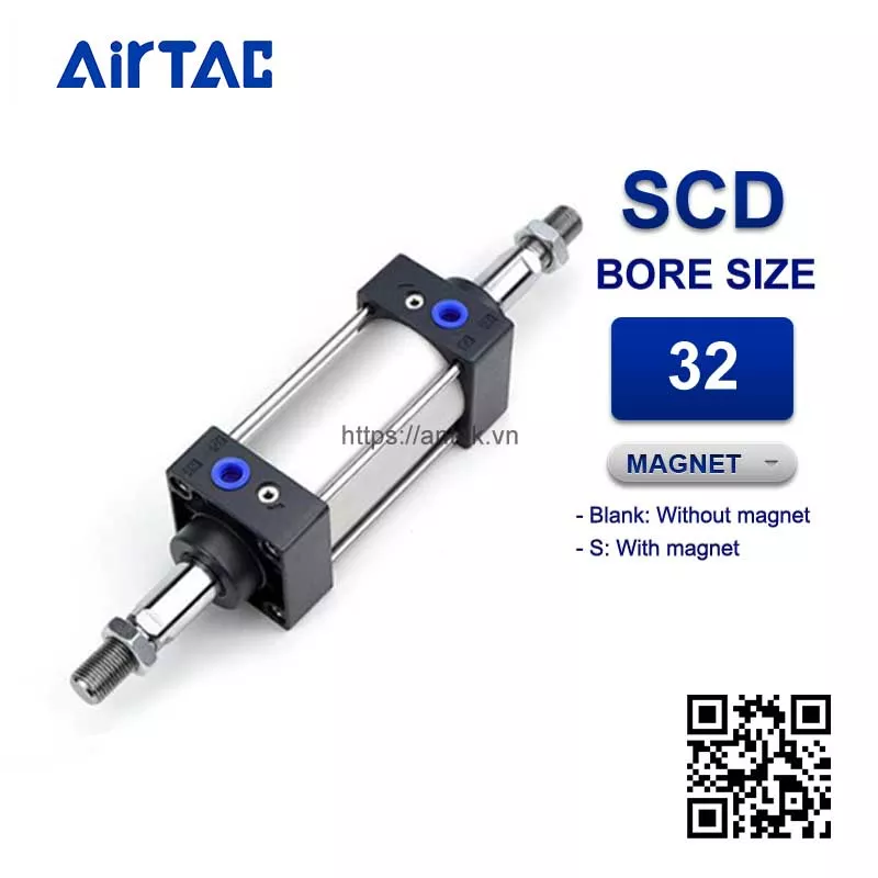 SCD32x200 Xi lanh tiêu chuẩn Airtac
