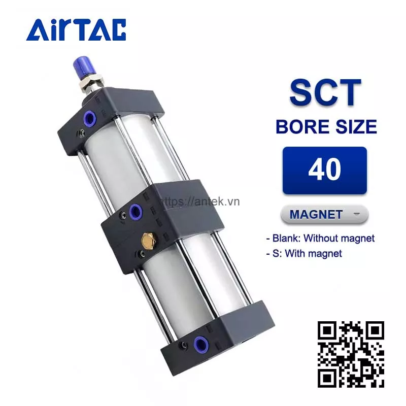 SCT40x125x50 Xi lanh tiêu chuẩn Airtac
