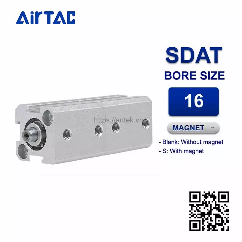 SDAT16x10x10S Xi lanh Airtac Compact cylinder