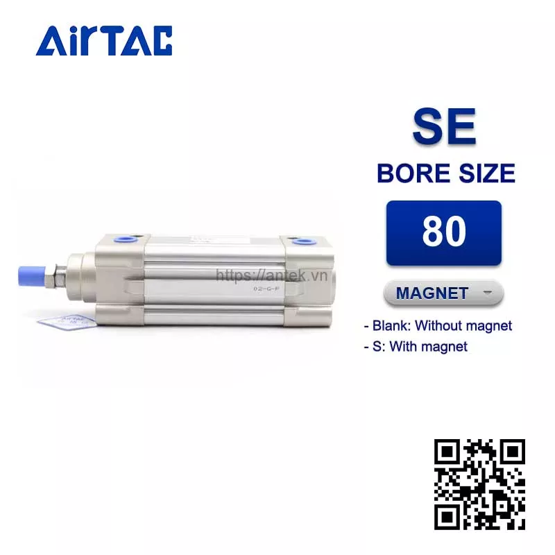 SE80x75 Xi lanh tiêu chuẩn Airtac