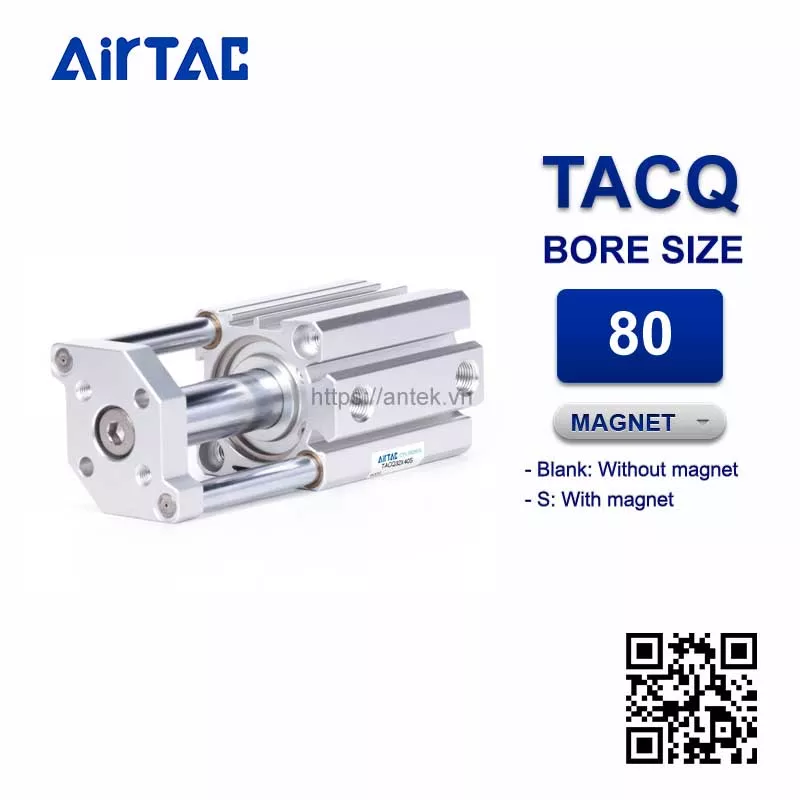 TACQ80x10S Xi lanh Airtac Compact cylinder