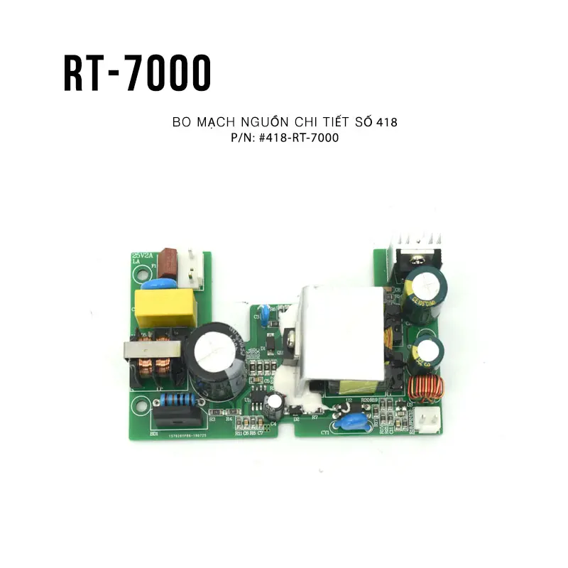 Bảng điện (Power Board). Linh kiện thay thế số 418 của máy cắt băng keo RT-7000