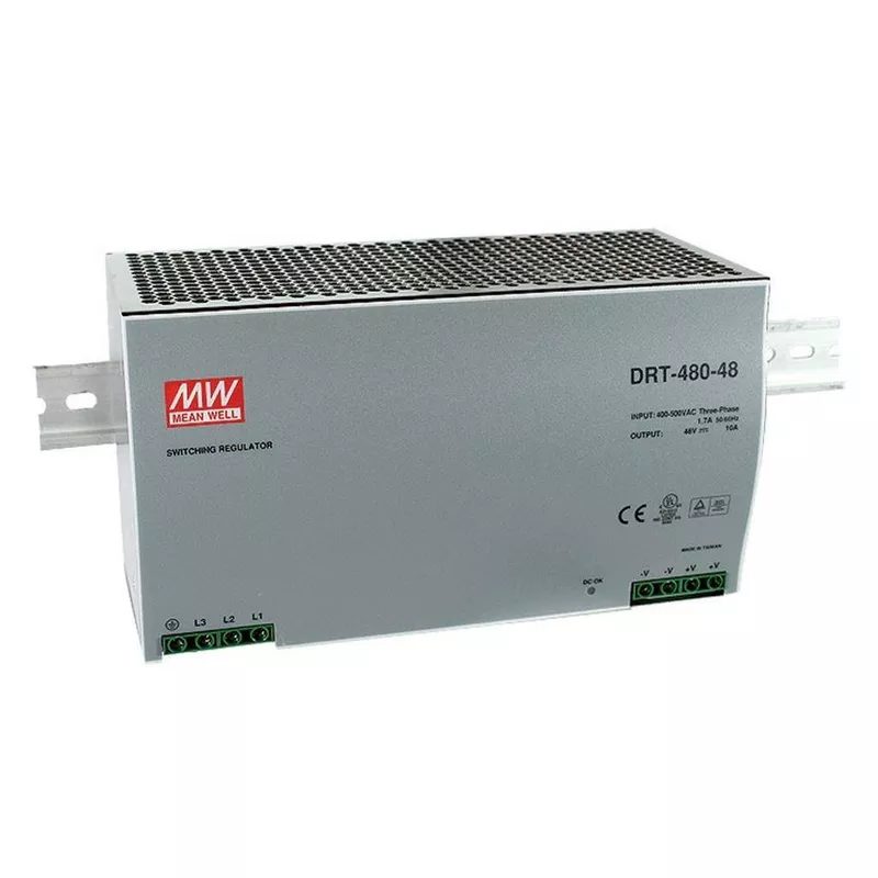 DRT-480-48 Nguồn Meanwell AC-DC DIN Rail-DIN Rail Power Supply