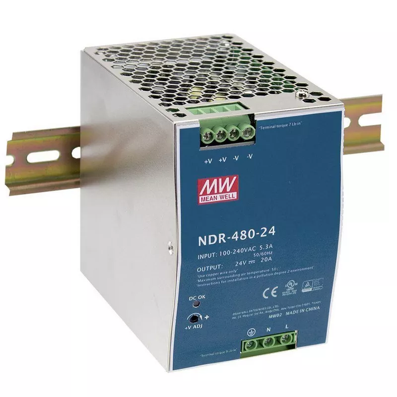 NDR-480-48 Nguồn Meanwell AC-DC DIN Rail-DIN Rail Power Supply