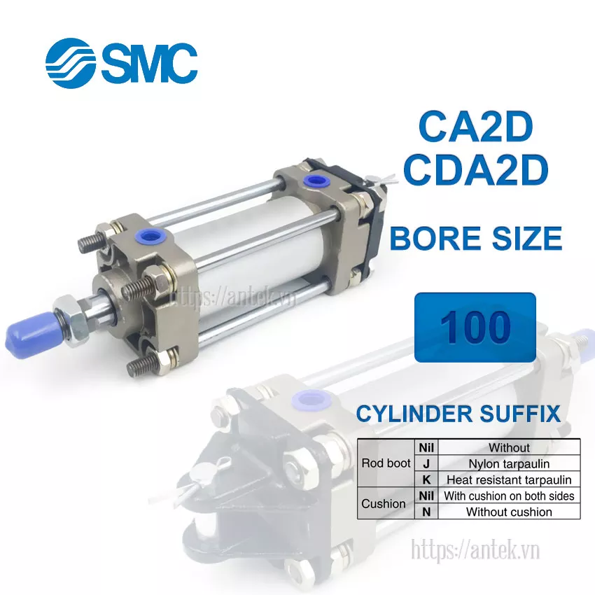 CDA2D100-200Z Xi lanh SMC