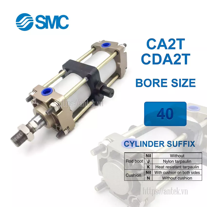 CA2T40-100Z Xi lanh SMC