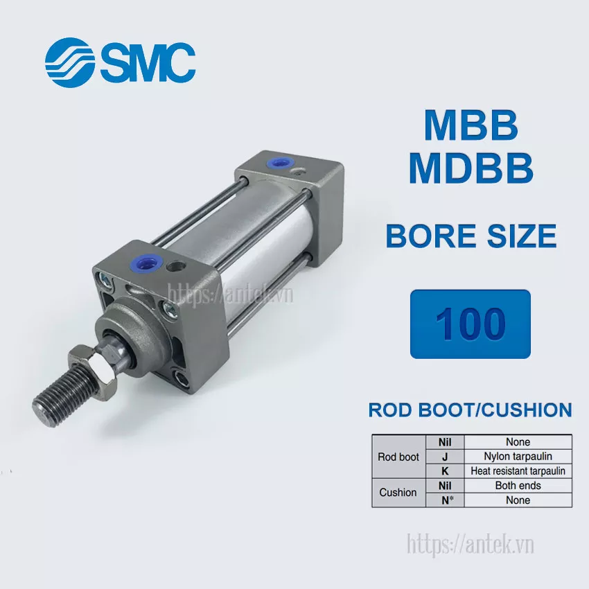 MDBB100-250Z Xi lanh SMC