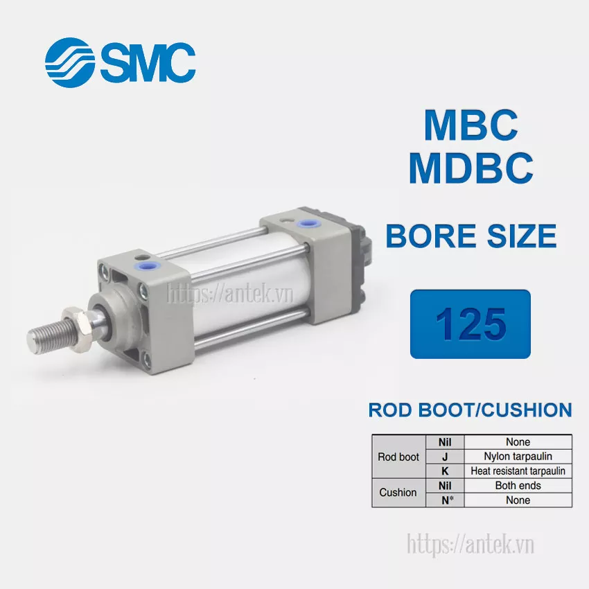 MDBC125-50Z Xi lanh SMC