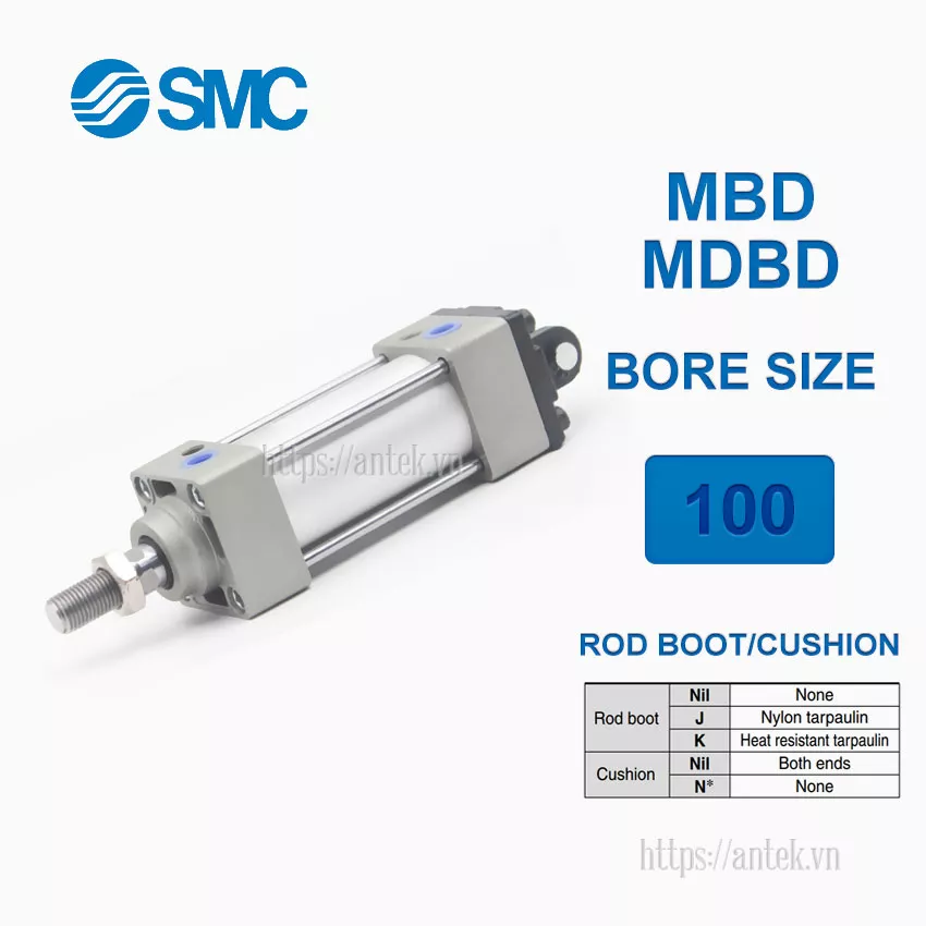 MBD100-200Z Xi lanh SMC