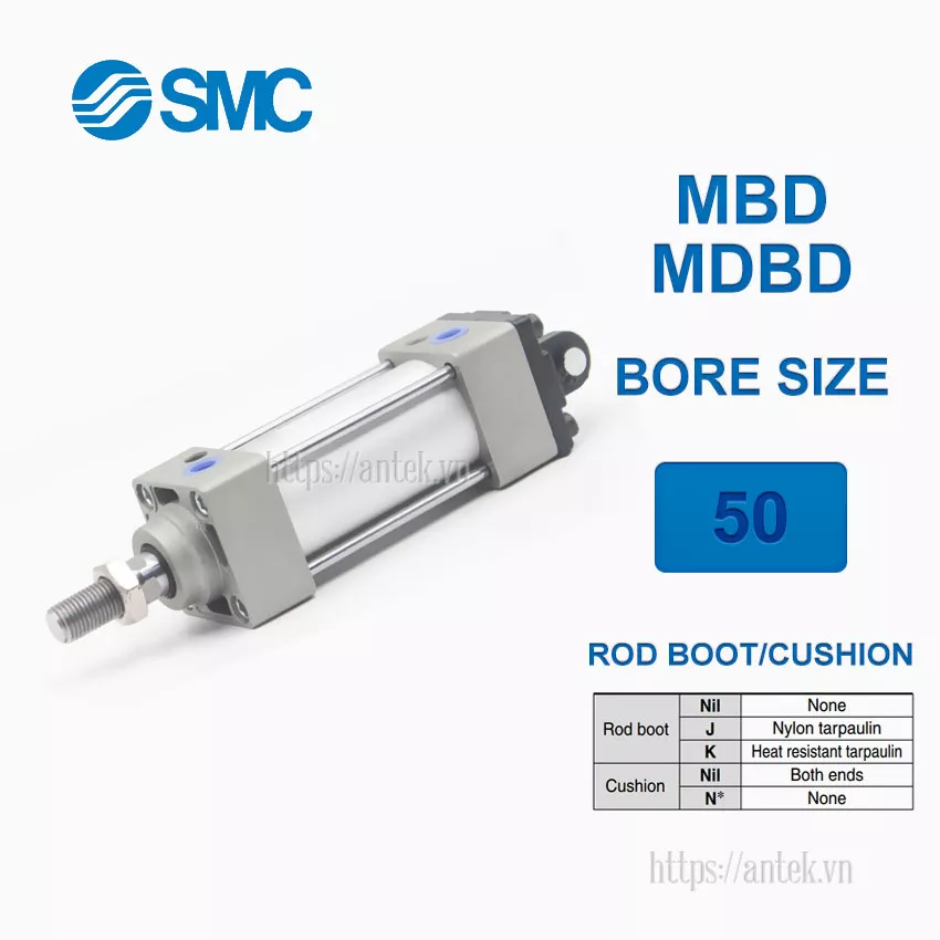 MBD50-100Z Xi lanh SMC