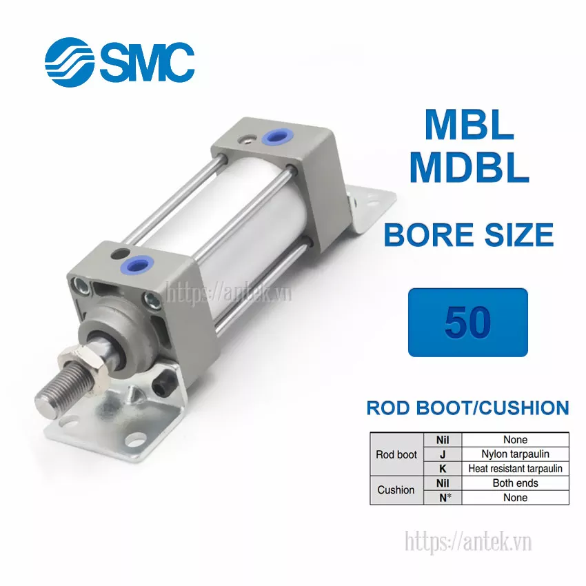 MBL50-200Z Xi lanh SMC